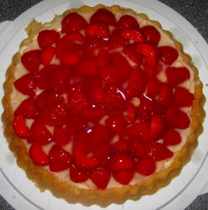 Erdbeer-Vanillepudding-Kuchen 004