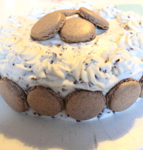 Schokokuss Macarons Torte 002